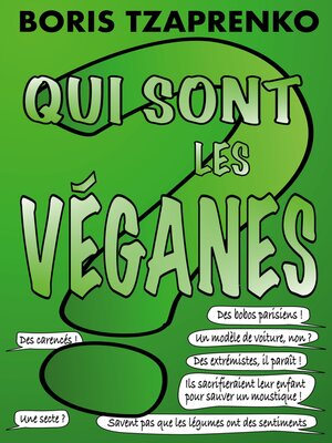 cover image of Qui sont les véganes
